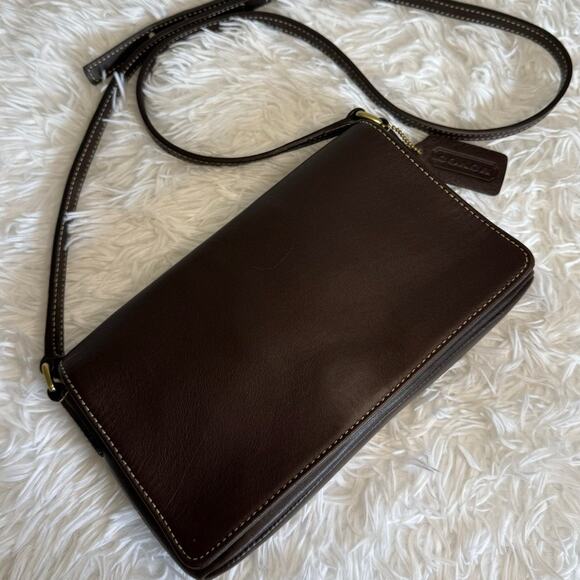 COACH Mahogany 9599 Legacy Flap Crossbody - Picture 1 of 10
